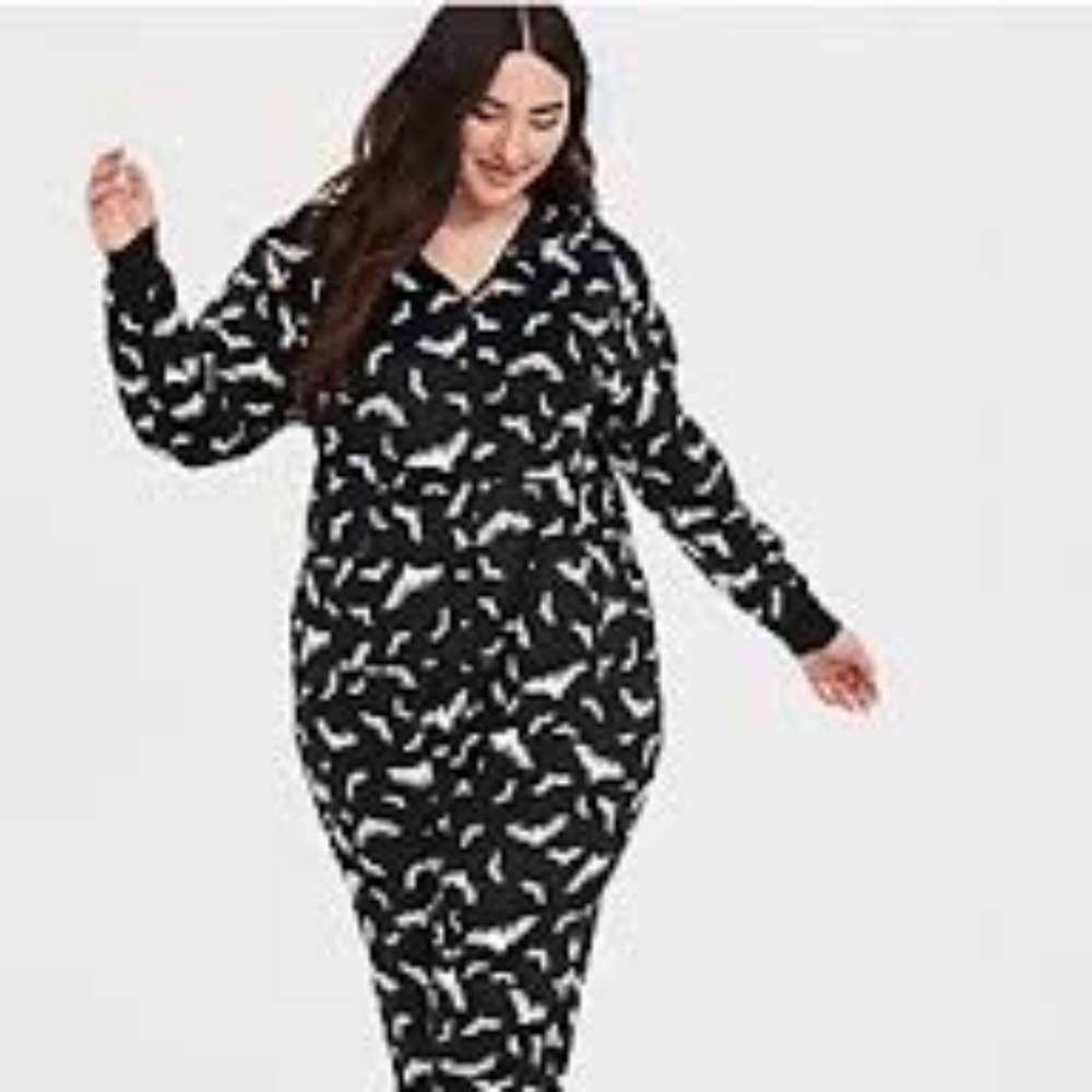 Torrid Bat Print Onesie